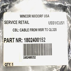 (5) NEW Wincor Nixdorf 1802400152 MSR to QL320 Cables / Zebra 25-61759-01