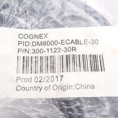 Cognex 300-1122-30R Dataman Barcode Reader Scanner Ethernet Cable, 30m, RJ45