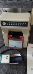 Vintage Addressograph 42 Machine With Operating Instructions & Xtra Ribbon