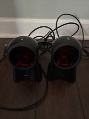 Lot Of 2 – Honeywell Orbit MS7120 Barcode Scanner Wired Black – Powers On