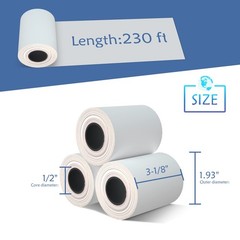 Thermal Receipt Rolls 3 1/8 x 230ft Cash Register Receipt Paper 10 Rolls