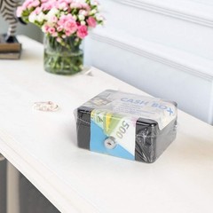 Compact X-Small Cash and Coin Box with Key Lock – Ideal Gift Packaging Included