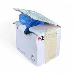 Keyence Automatic Focus Industrial Barcode Scanner w Optical Cables New Open Box