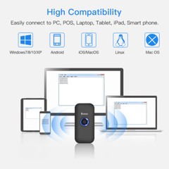 Eyoyo Wireless Barcode Scanner Bar code 1D Strichcode Wired Reader for Library