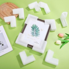 24Pcs Lightweight Epe Corner Protectors White for Carton Shipping Protection