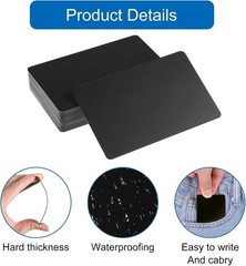 100pcs Rewritable NFC Tags Ntag215 504 Bytes Memory – Black