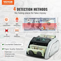 SucceBuy 1000 Pcs/Min Money Counter Business Cash Register Bill Counterfeit Bill