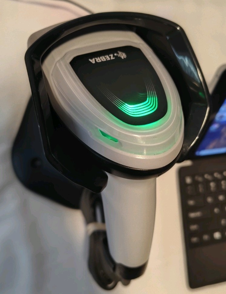 Zebra DS8108-SR 2D/1D Area Imager Barcode Scanner Bundle USB Kit – Tested