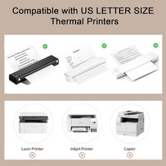 100 Sheets A4 Thermal Paper 8.27×11.69′ Thermal Paper(210 x 297 mm Portable