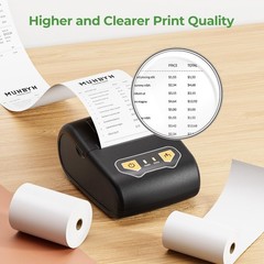 Cost-Effective 5 Rolls of 2 1/4″ x 50′ Biodegradable Thermal Receipt Paper