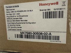 Honeywell Genesis 7580 USB Barcode Scanner Kit, MPN MK7580-30B38-02-A