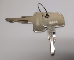 Toshiba 9953 Key Register – Cash Drawer Key Set – Set of 2 Keys