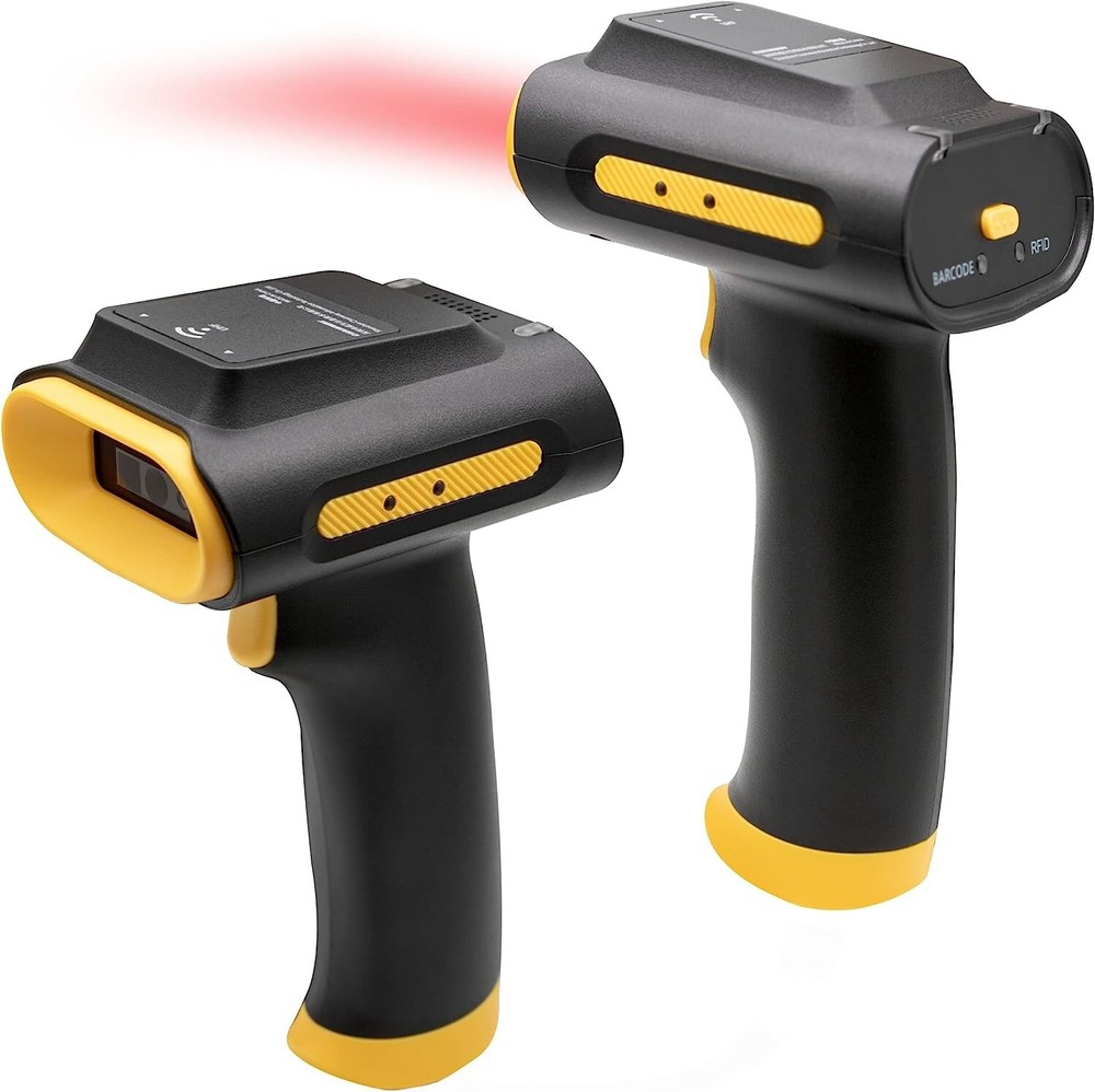 RFID Tag Reader + 2D/1D/QR Barcode Scanner (Both), Impinj UHF, EPC & UPC!🔥⭐