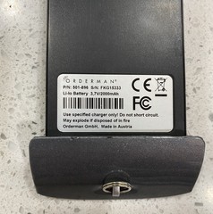 501-896 Orderman Li-ion Battery for Sol+ MSR09031 501-209 Used 10956534