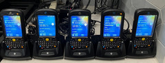 5+2 LOT Motorola MC55A0 Rugged PDA 2D Scanner Touch Display Wi-Fi + 5 Cradle/Pwr