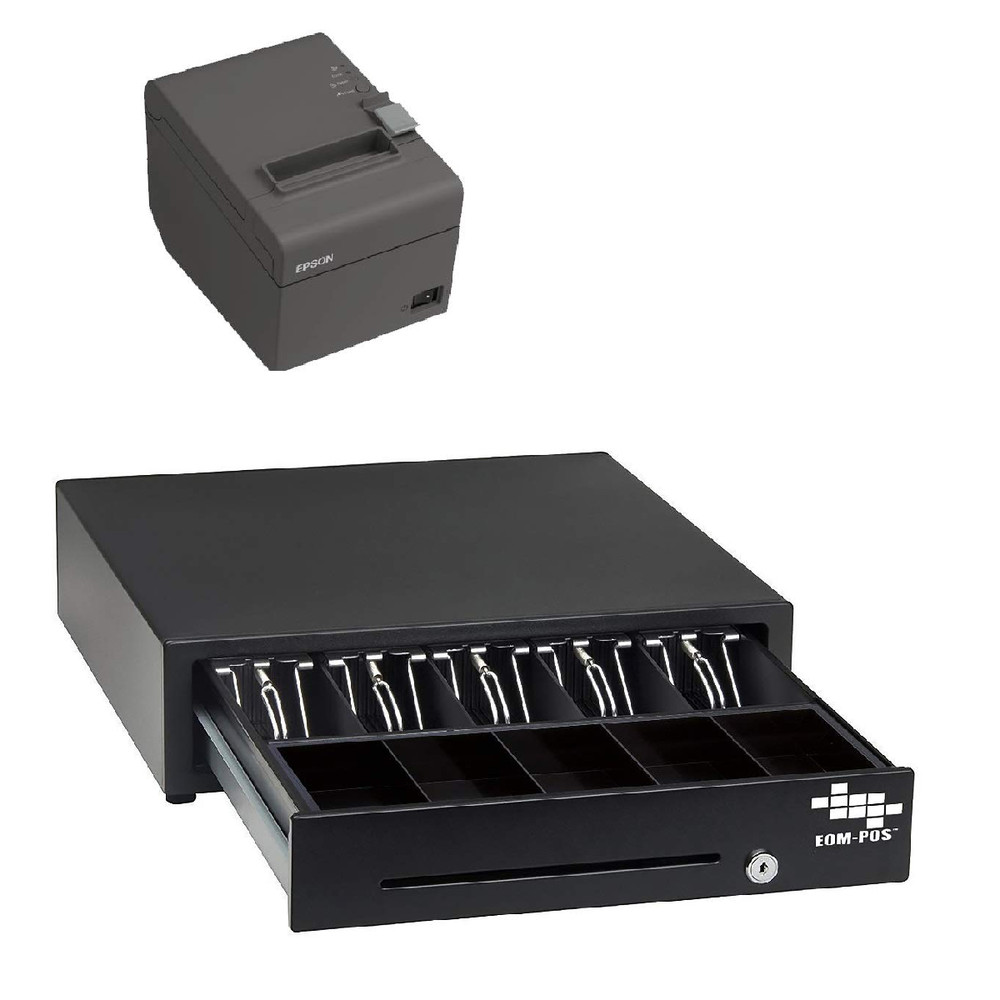 Eom-Pos Hardware Bundle – Cash Drawer And Thermal Receipt Printercompatible