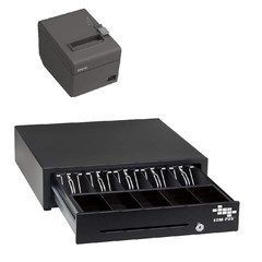 Eom-Pos Hardware Bundle – Cash Drawer And Thermal Receipt Printercompatible