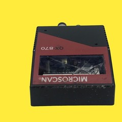 AS/IS – MICROSCAN QX-870 INDUSTRIAL RASTER SCANNER RED #864 z64/22
