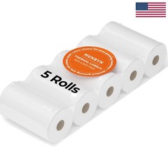 Cost-Effective 5 Rolls of 2 1/4″ x 50′ Biodegradable Thermal Receipt Paper