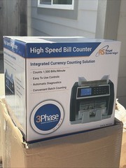 Royal Sovereign Front-Loading Bill Counter – Black/Silver (RBC-ED250)