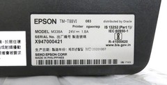 Epson TM-T88VI Receipt Printer * Tested Working * Loose Front Piece