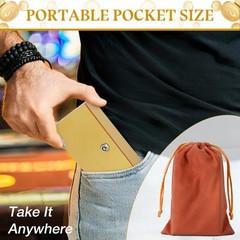 Acrylic Cash Box for Gambler Pocket Sized, Sparkling Glitter Gold Winners Bank