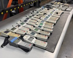 Symbol PDT-3100 Portable Data Terminal Parts-Everything Included As Pictured