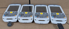 (LOT OF 4) Symbol MC55A0-H70SWQQA9WR Barcode Scanner W/CHARGING DOCK (UNTESTED)