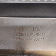 LIT-NING Metal Cash Box Key Lock Lockable Removable Coin Compartment Tray No Key