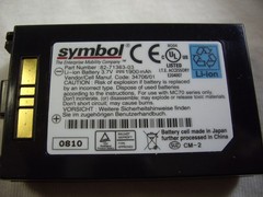 Lot of (2) Genuine Symbol Motorola 3.7V Li-ion batteries 82-71363-03