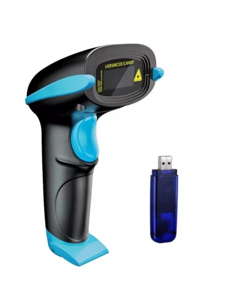 NADAMOO Wireless Barcode Scanner 328 Feet Distance USB Cordless …