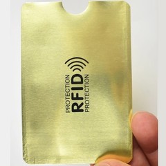 10Pcs Anti-Scan Card Sleeve Anti-Magnetic Anti-Theft anti RFID/NFC Scanning Alum