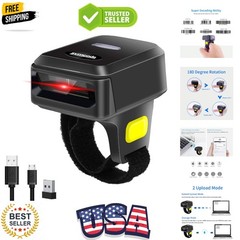 Wireless Bluetooth Barcode Scanner with Bluetooth & 2.4GHz Wireless & Wired C…