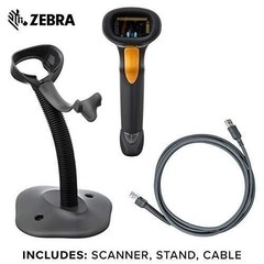 Symbol Zebra LS2208 Series Corded Handheld Standard Range Laser Scanner Kit…