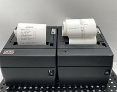 LOT OF 2 Wincor Nixdorf TH200E POS THERMAL PRINTER TESTED – NO POWER ADAPTER
