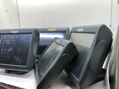 MICROS WORKSTATION 5A LOT OF 5, WITH STANDS, TESTED, WORKING, BULK SET, RESET