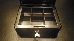 Unbranded Small Shiny Cash Box With lock and key