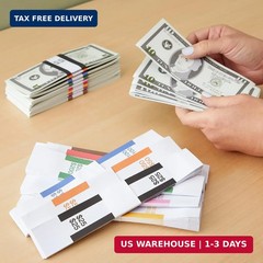 300 Pack Self Adhesive Currency Straps Money Bands for Bills Wrappers Sorting US