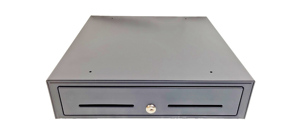 Black Powder Coated Steel Cash Drawer with Removable Currency Tray CD-1000 NEW