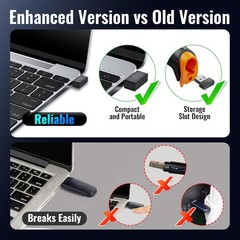 Tera Barcode Scanner Wireless 1D Laser Cordless Reader with Orange
