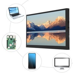 10.1 Inch Capacitive Touch Screen Fit For RasPi 4 3 PC Laptop 1024×600 Smal ESZT