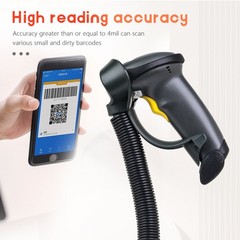 Symbol LS2208-SR20007R-NA Plug-and-Play 1D Laser USB Barcode Scanner Lightweight