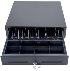 Star Micronics CD3-1616 5 Bill / 8 Coin Value Series Cash Drawer with 2 Media Sl