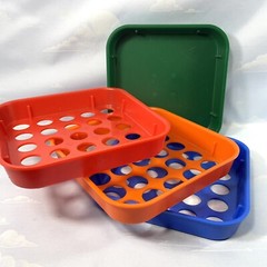 Nadex Colored Coin Sorting Trays Plastic WRAPPERS NOT INCLUDED