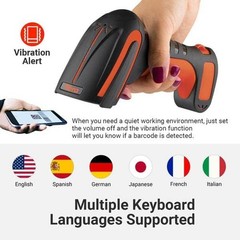 Tera Pro 8100 Industrial Wireless Barcode Scanner 2D QR 1D Bluetooth Orange