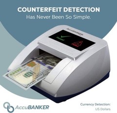 AccuBANKER D470 7-Point Counterfeit Bill Detector, Commercial Grade, UL Listed