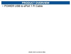Equinox 810450-016E ePort Straight Cable
