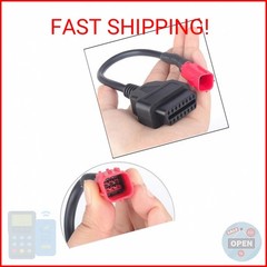 YRDGRG Euro5 Adapter 6 Pin Motorrad Bike Diagnose OBD Motorcycle 6pin to OBD2 So