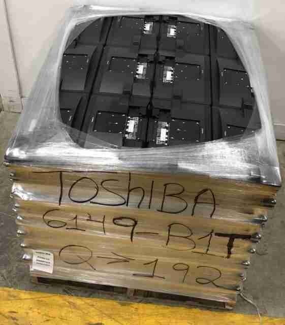 Qty 192 Toshiba 6149-B1T 15.6″ Touch Monitors,Widescreen*No Stands Just Monitors