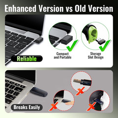 Barcode Scanner Wireless Versatile 2-In-1 (2.4Ghz Wireless+Usb 2.0 Wired) with B